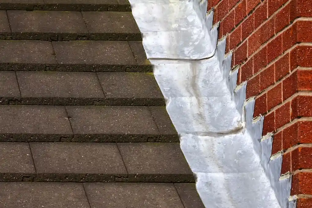 check roof flashing during roof maintenance