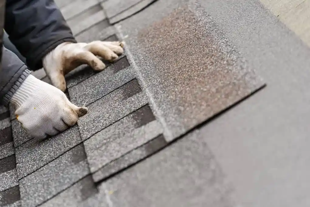 insurance covers roof repair done by contractor vs. replacement