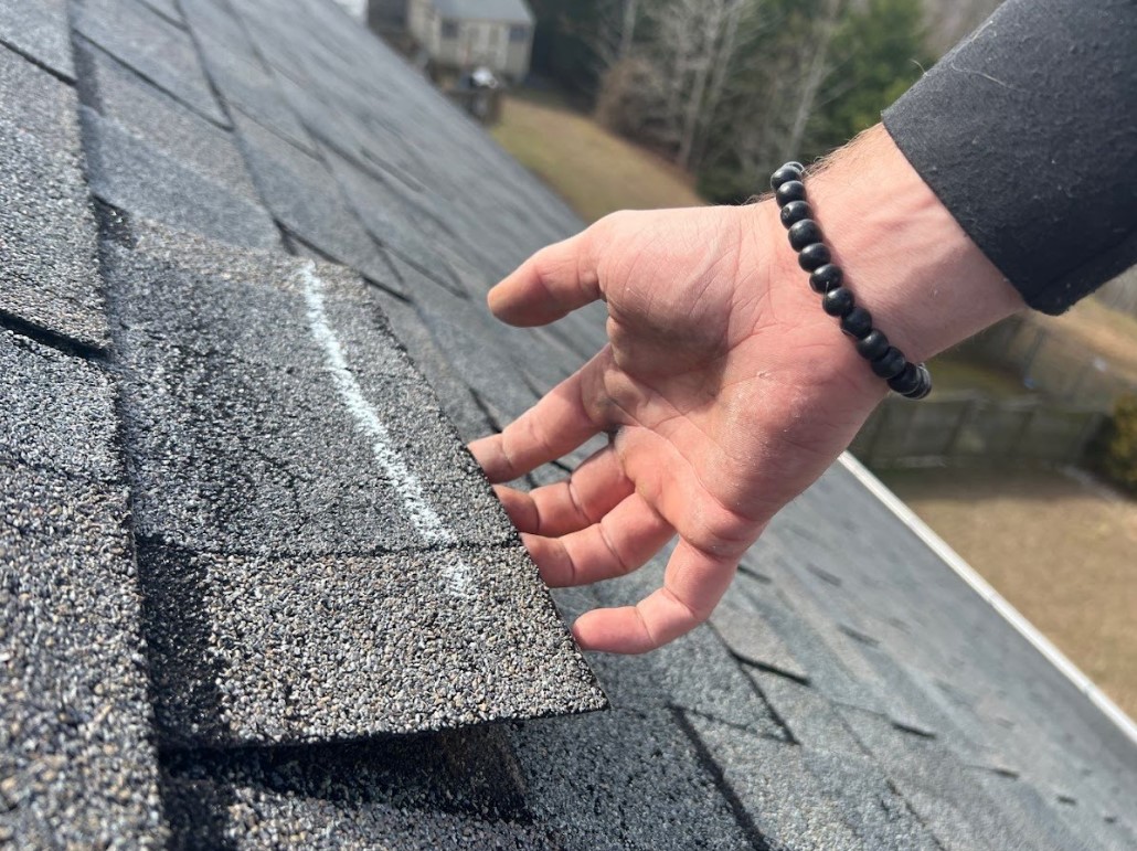 year-end roof inspection for Virginia Homes