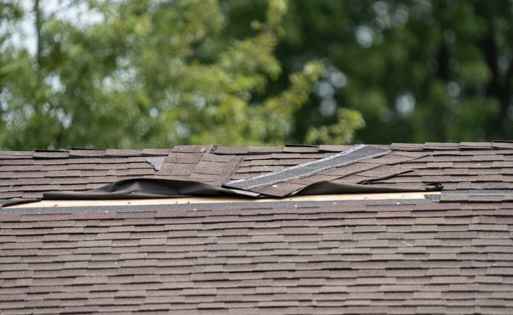 document storm damage roof