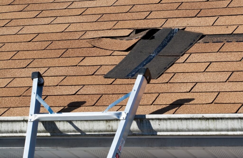 storm damage roof repair